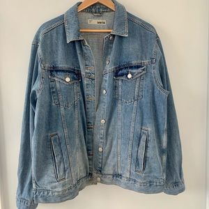 Topshop Oversized Denim Jacket